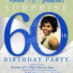 60th Birthday Party Invitations Templates Free