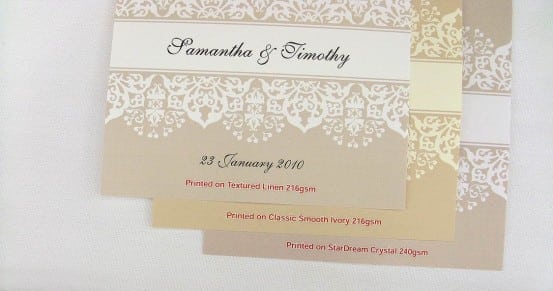 Antique Wedding Invitations Australia