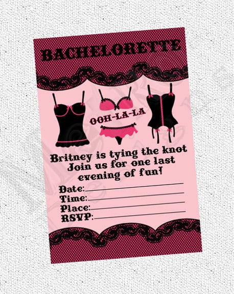 Bachelorette Invitation Printable