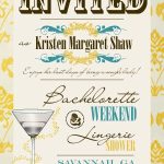 Bachelorette Invitations Vintage