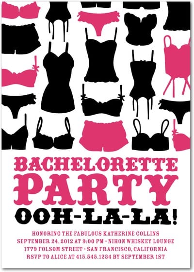 Bachelorette Party Invitations