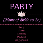 Bachelorette Party Invitations Templates
