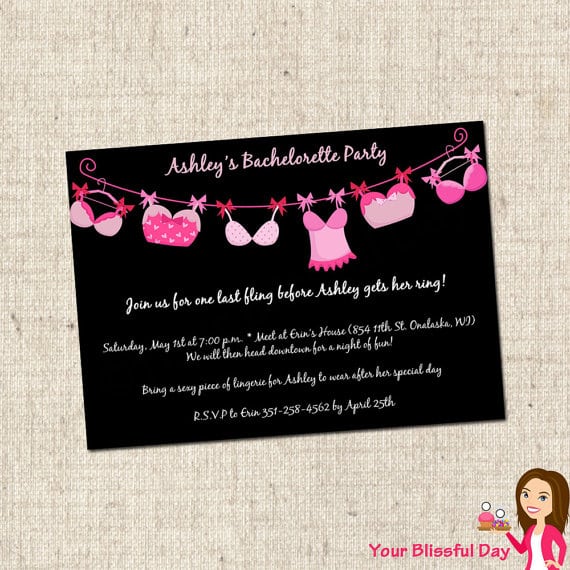 Bachelorette Printable Invitations Free