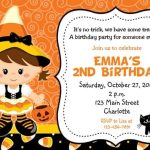 Birthday Halloween Invitations