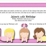 Invitations For Sleepovers