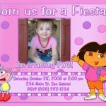 Disney Dora Invitation Templates