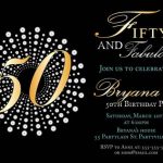 Free Printable 50th Birthday Party Invitation Templates