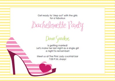 Free Bachelorette Invitation Templates Printable