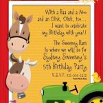 Free Barnyard Party Invitation Templates