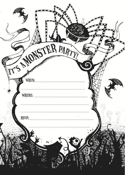 free-halloween-party-invite-templates