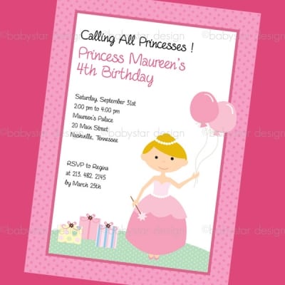 Princess Birthday Invitation Template from www.invitationcity.com