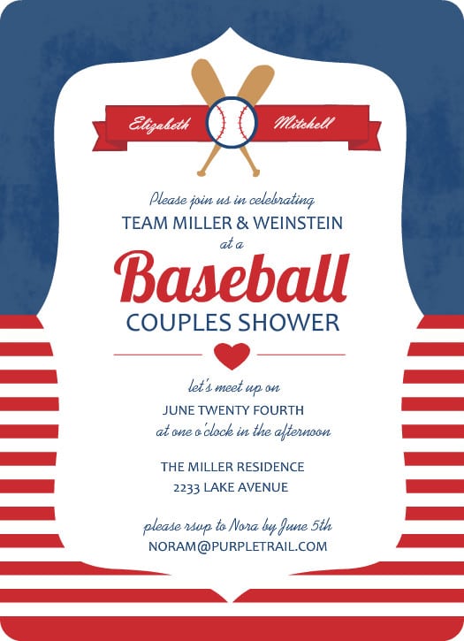 Free Printable Baseball Invitation Templates
