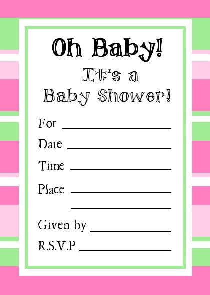 Free Printable Girls Invitations