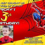 Free Printable Spiderman Birthday Invitations For Boys