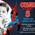 Free Printable Spiderman Invitations Birthday Party