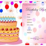 Girl Birthday Invitation Templates