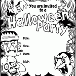 Halloween Invitations Templates Printable For Kids