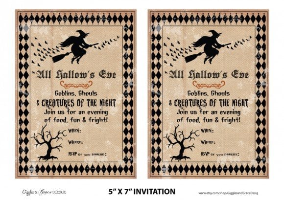 Halloween Party Invitation Free Download