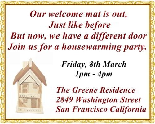 Housewarming Invites Wording