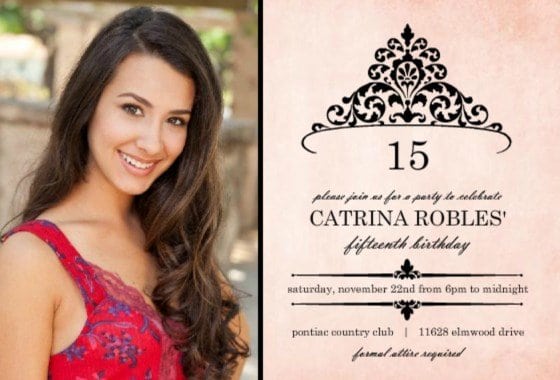 Invitation Ideas For Quinceaneras