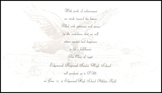 Invitation Of Graduation Ceremony