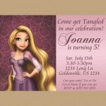 Invitation Rapunzel Templates Free