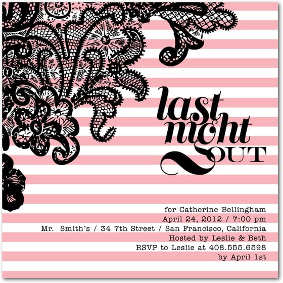 Invitations Bachelorette Party Free