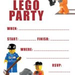 Lego Invitations Template