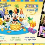 Mickey Mouse Clubhouse Birthday Invitations Templates