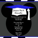 Mickey Mouse Graduation Invitation Templates