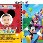 Disney Mickey Mouse Invitation Template