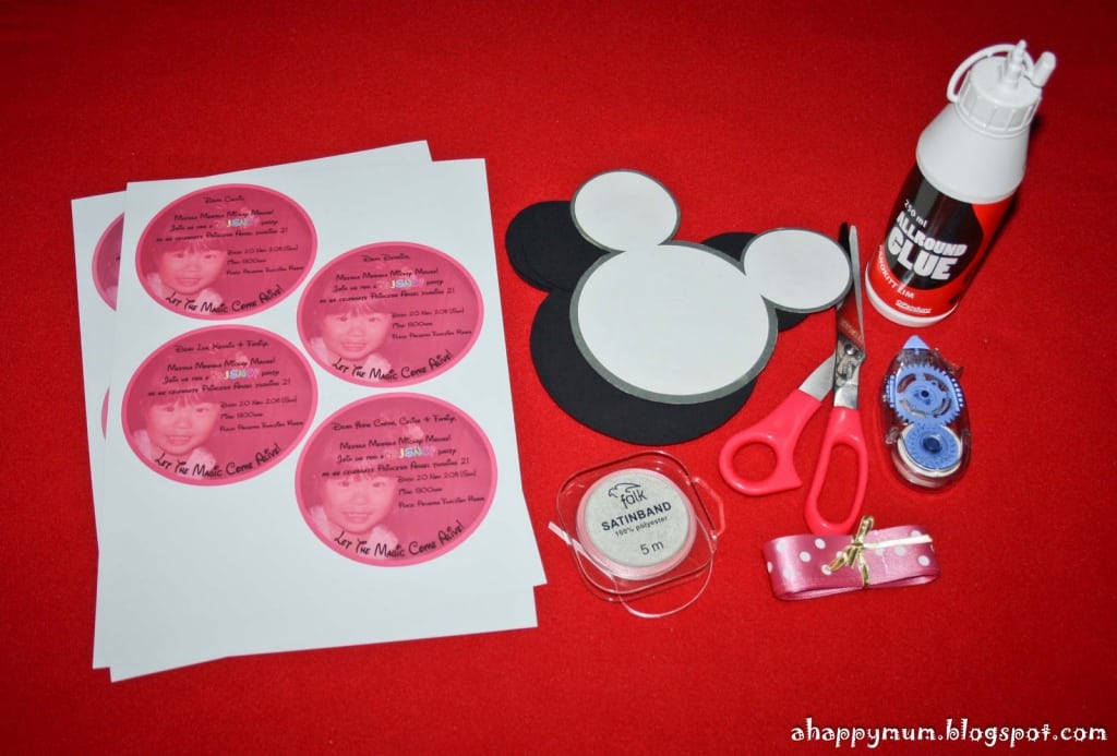 Minnie Mouse Invites Diy