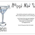New Years Eve Invitation Template