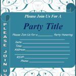 Party Invite Templates Free