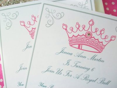 Princess Invitations Printable Free