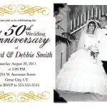 Printable 50th Wedding Anniversary Invitations