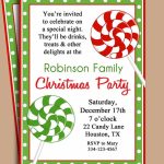 Printable Christmas Party Invitations Free Templates