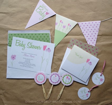Printable Invitation Kits Baby Shower