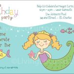 Free Printable Little Mermaid Invitations