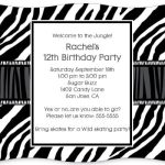 Printable Zebra Invitations Red Free