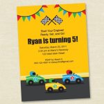 Cars Birthday Invitations Printable Free