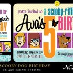 Scooby Doo Invitations Template