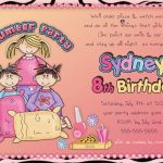 Sleepover Party Ticket Invitation