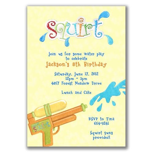 Summer Invitations For Kids