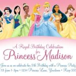 Tagdisney Princess Invitations Templates Free