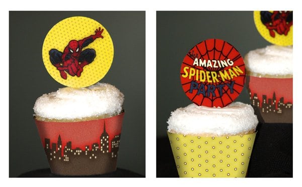 Tagfree Printable Downloadable Spiderman Invitations