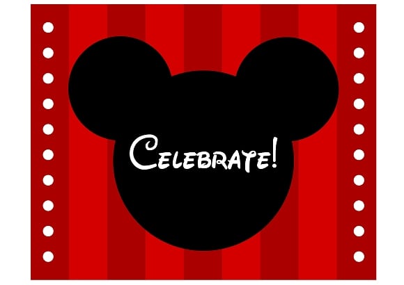 Tagfree Printable Mickey Mouse Birthday Invitation Templates