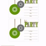 Tagfree Printable Teenage Birthday Invitations