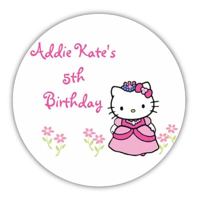 Taghello Kitty 7th B Day Invitations