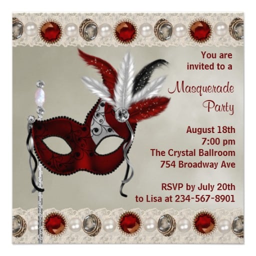 Tagprintable Zebra Invitations Red Free